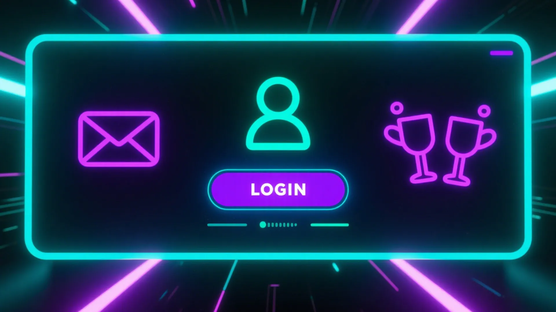 Tela de login estilizada do site 8ll com campos de e-mail e senha