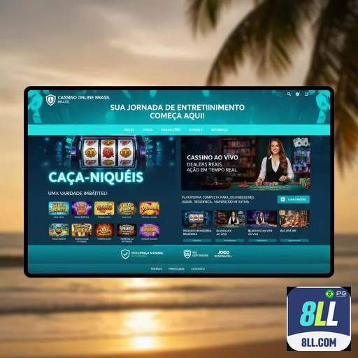 Tela do app 8ll.com mostrando opções de jogos