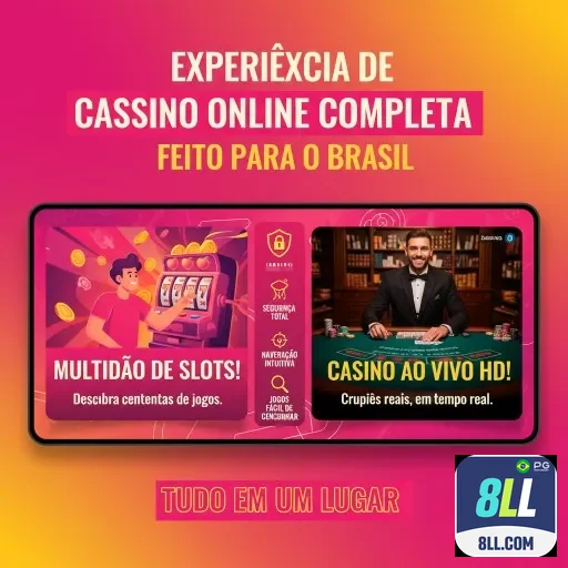 Interface intuitiva do app 8ll.com para mobile